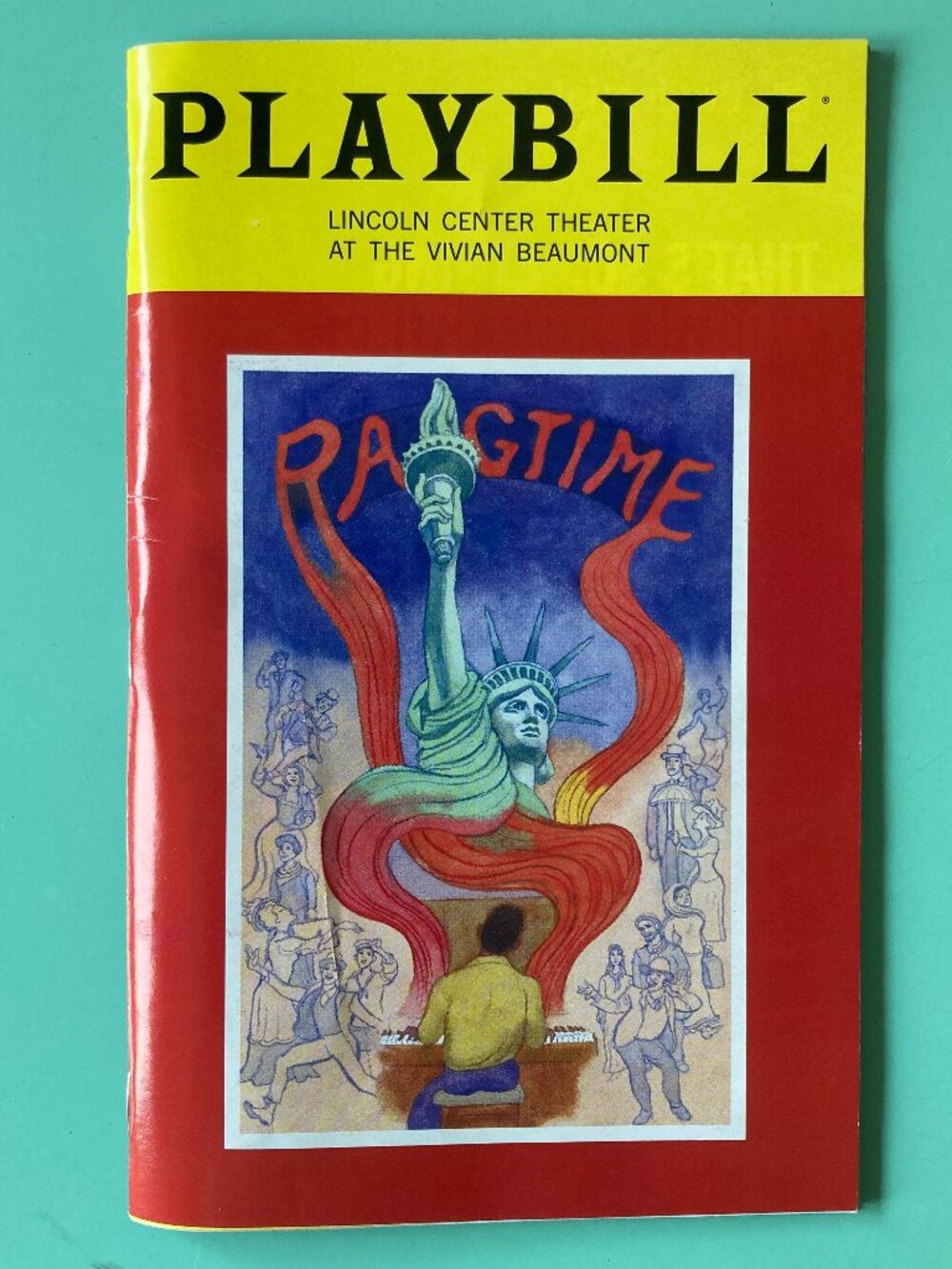Ragtime Playbill JOSHUA HENRY CAISSIE LEVY BRANDON URANOWITZ 2026 Creased Cover